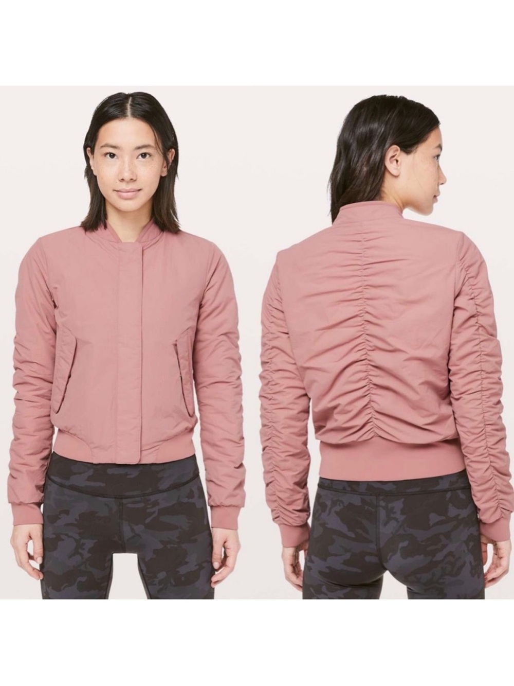 Lululemon Warm Two Ways Bomber Jacket 4